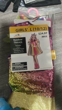 Girls Unicorn Costume
