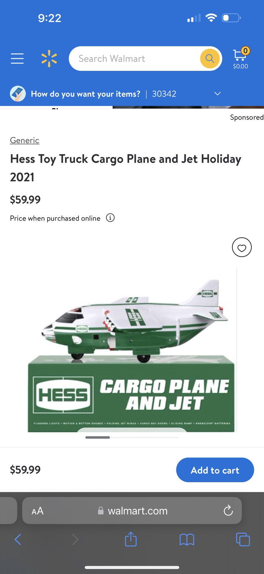 Hess Cargo Plane And Jet