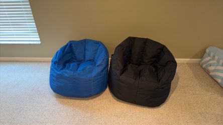 2 Big Joe Bran Bag Chairs