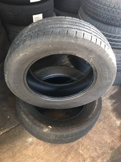 2 tires Continental cross contact 225-65-17