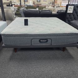 KING Beautyrest PressureSmart Mattress with adjustable massage with led lights 🚚WE DELIVER🚚