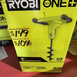 Ryobi 18v Handheld Auger 