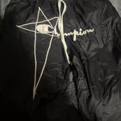 Rick Owen’s X Champion Parachute Joggers 