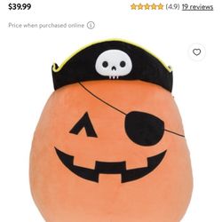 20” Halloween Pumpkin Pirate Squishmallow