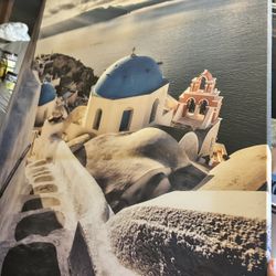 Tall Greece Picture Frame