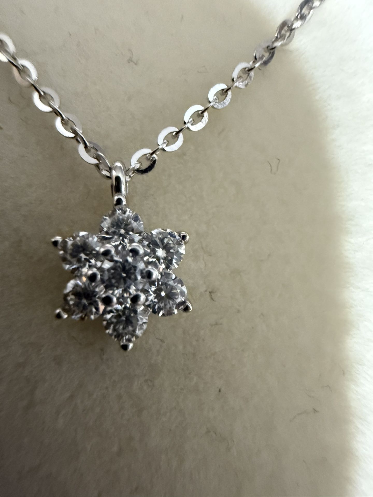 Moissanite Pendant Necklace 