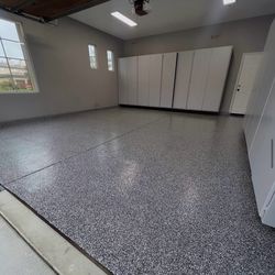 2 Car Garage Epoxy Floor