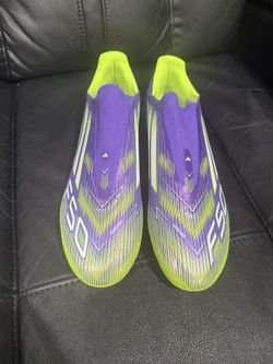 F50 Soccer Cleats League Size 10.5 Purple Rush