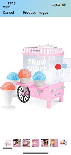 Nostalgia Snow Cone Maker