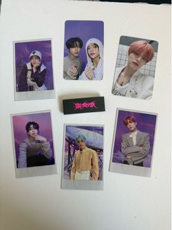 $1 each or $5 all Stray Kids Photocards and Polaroids Rockstar Seungmin IN Han Hyunjin Felix