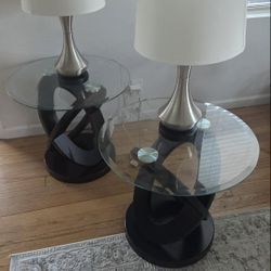 End tables and Lamps