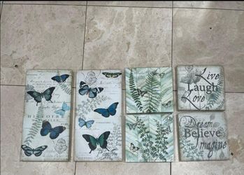Wall art canvas set