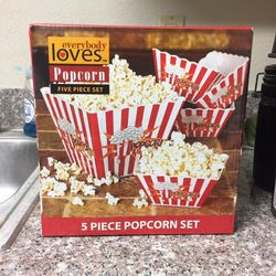 Popcorn Bowl Set
