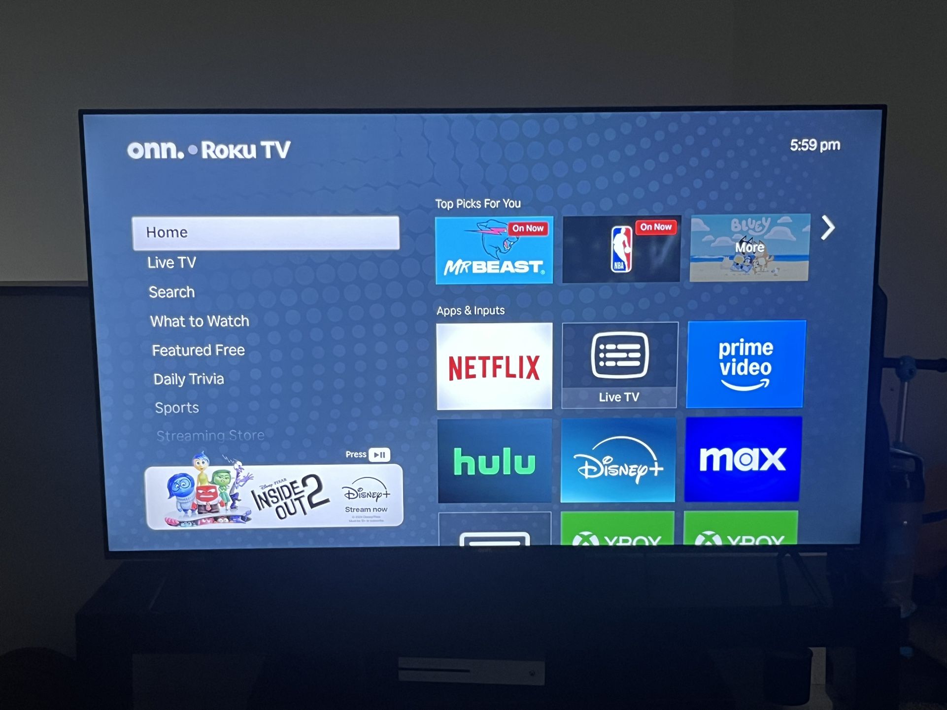 75inch Roku Tv