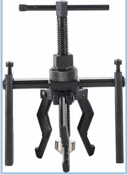 3 Jaw Inner Bearing Puller Set | Blind Bearing Puller Set Bushing Gear Extractor Wheel Bearing Puller Automotive Kit Heavy Duty 3 Jaw Pilot Bearing Pu