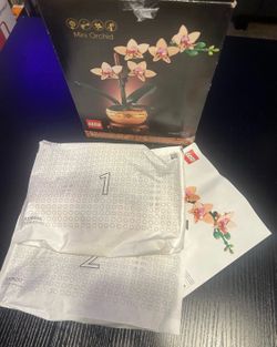 LEGO Mini Orchid Flower #10343, COMES WITH MANUAL, ALL PACKS ARE SEALED, NEW OPEN BOX!