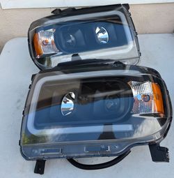 15-22 Gmc Canyon LED DRL Projector Headlights Luces Focos Micas Faros Faroles Headlamps