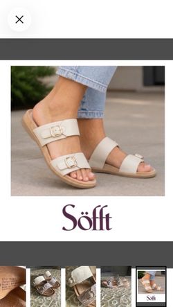 Sofft Bernise Sandal in cream (9)