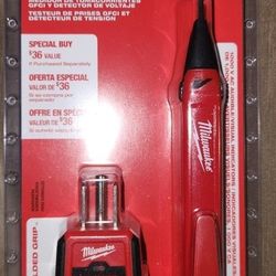 Milwaukee Fuel Electricians GFCI Tester Voltage Detector 