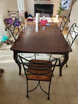 6 Person Dining Table With Chairs