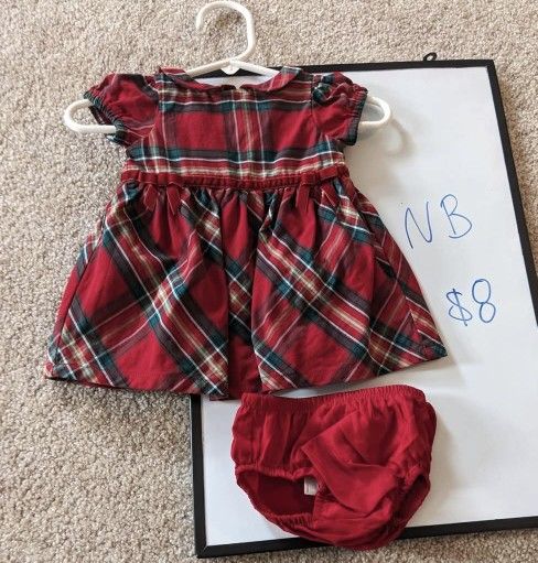 Newborn Christmas Dress