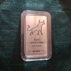 1 Oz Silver Bar .9999+ Fine #011506