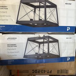 Hanging Pendant light- NEW IN BOX 