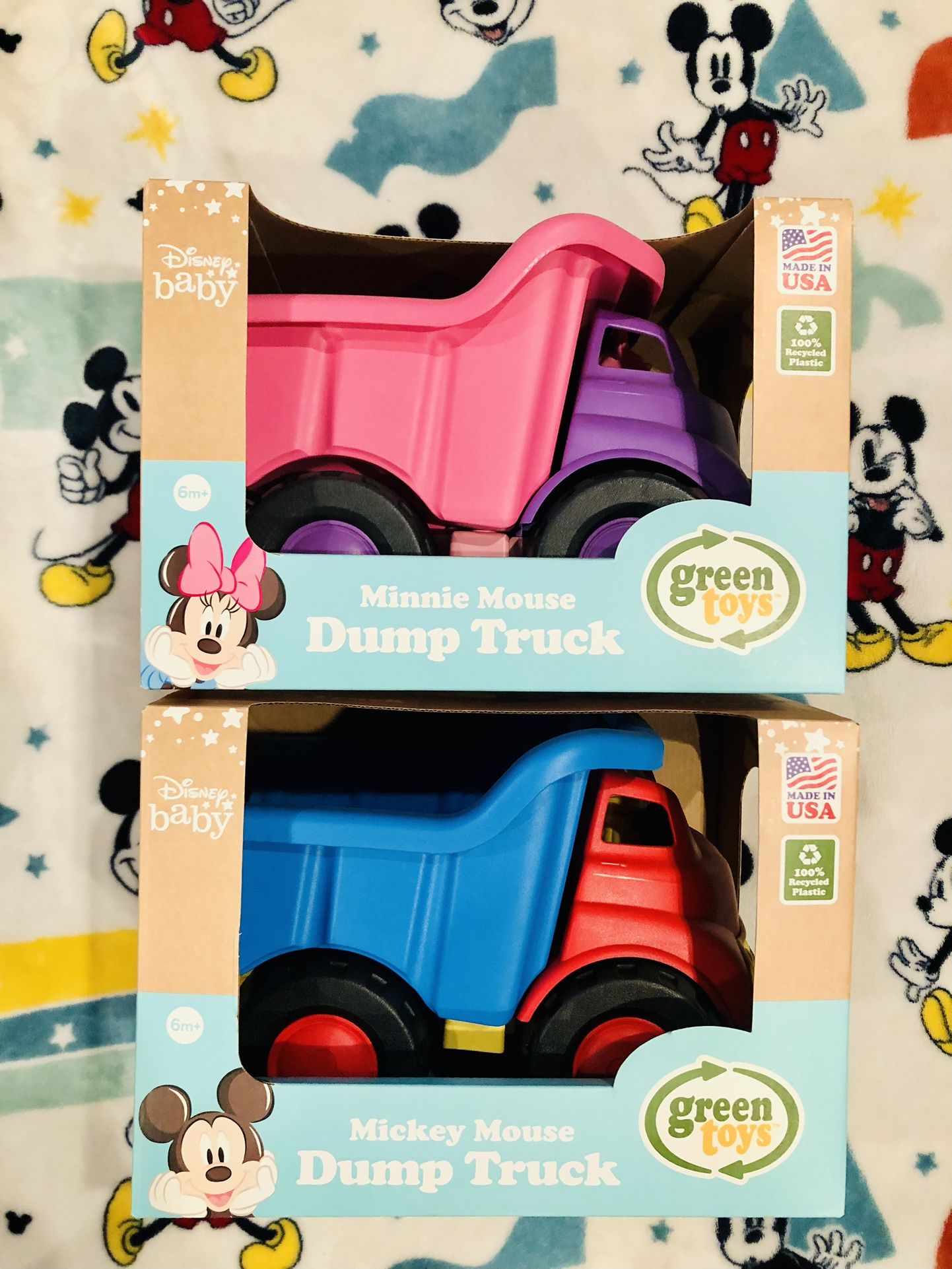 Mickey Mouse Or Minnie Mouse Dump Truck By Green Toys