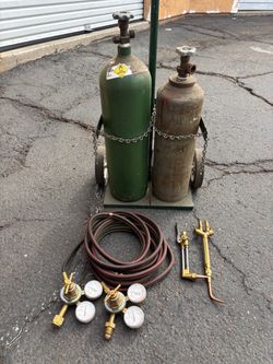 Portable Oxy-Acetylene Settling tanks