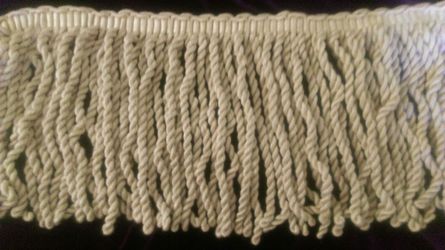 Champagne colored upholstery fringe