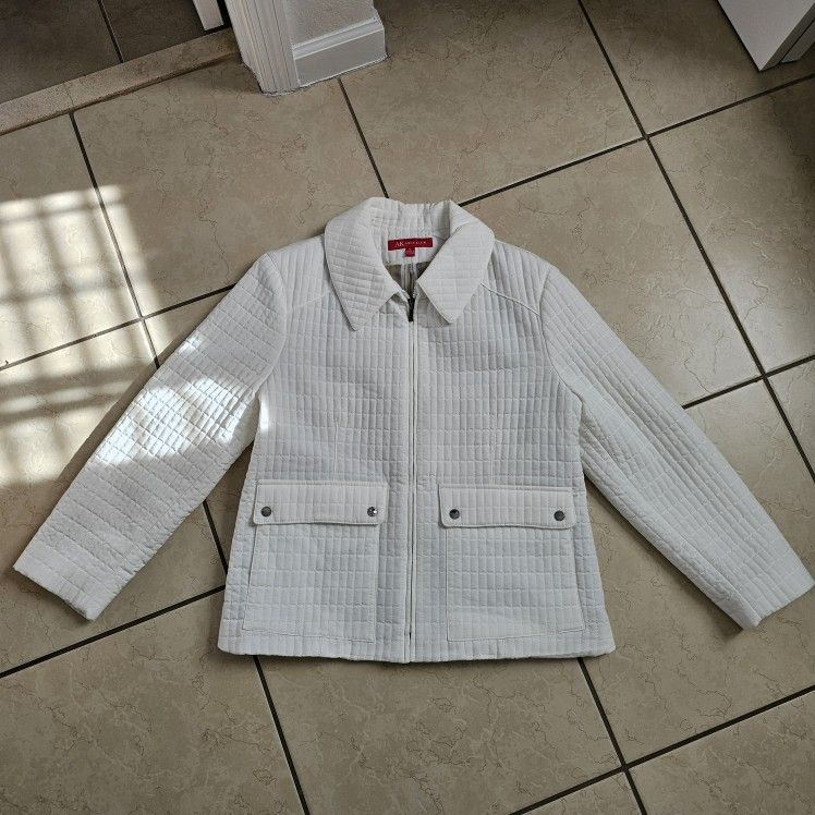 Anne Klein Quilted Jacket Size XL