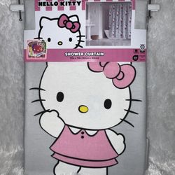 Hello Kitty Spring Shower Curtain