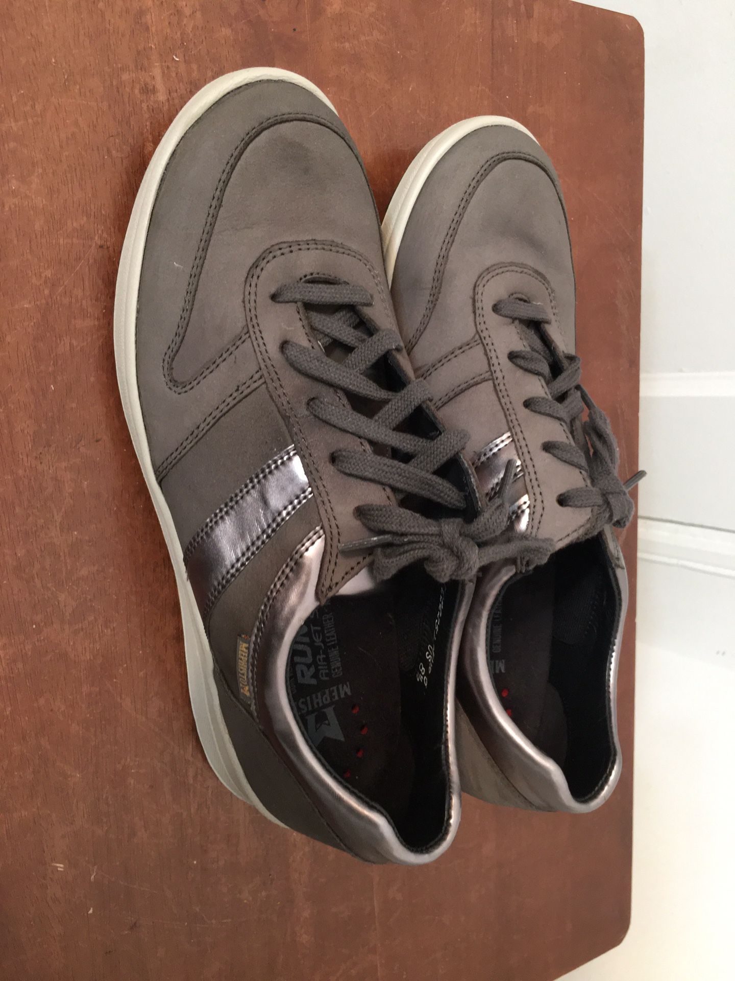 Mephisto Runoff Air-Jet System Genuine Leather Auténtica Piel Sneaker Shoe