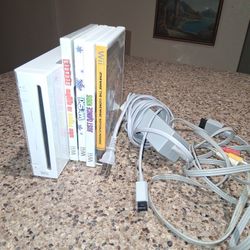 Wii & Games With Cord 