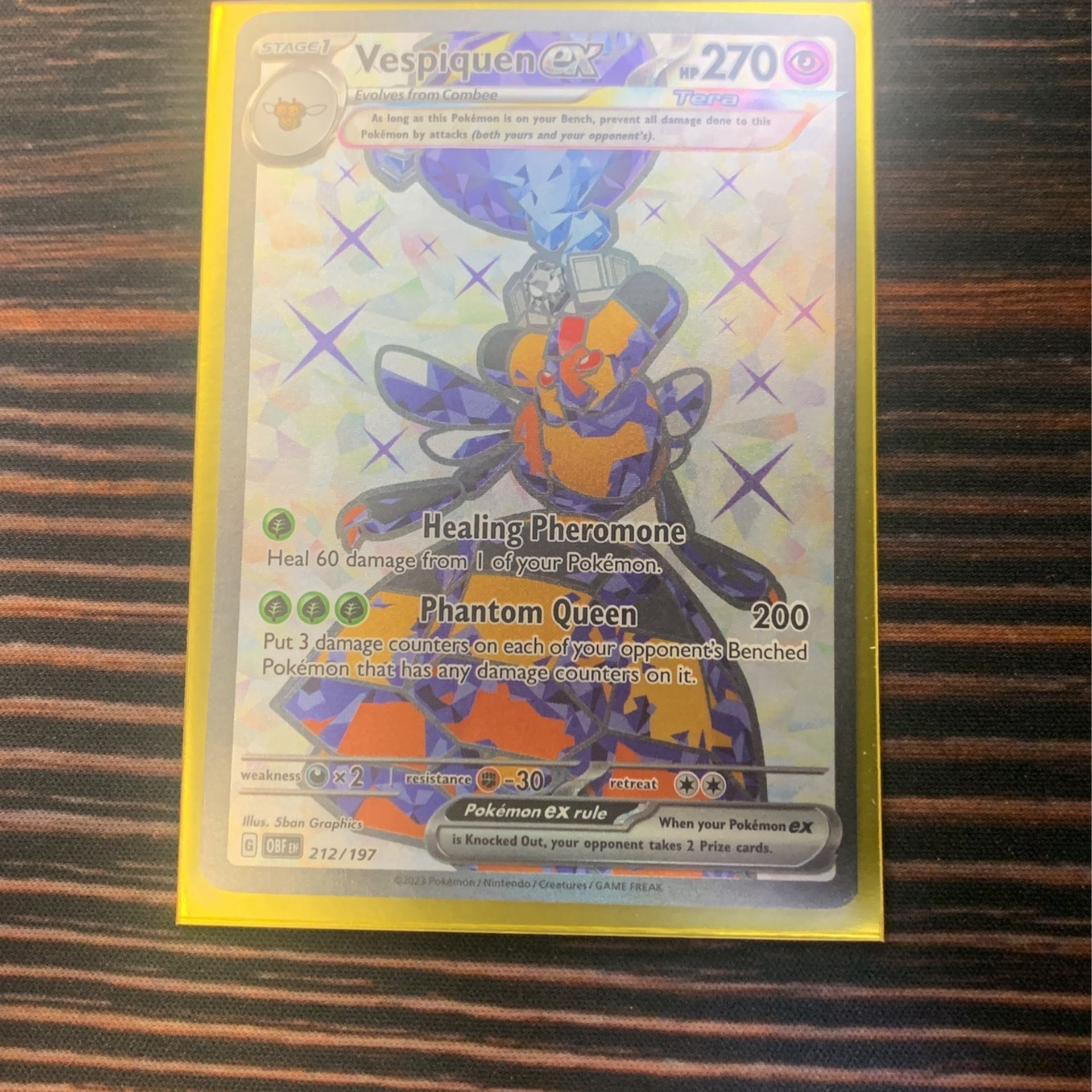 Vespiquen ex - 212/197 - SV03: Obsidian Flames (OBF) Pokemon Card Single