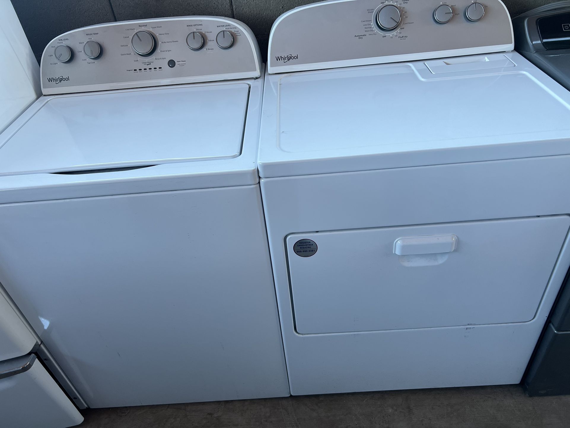 Whirlpool Washer And Dryer