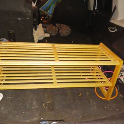 Real Nice Shoe Rack Wood ONLY $8 BEST DEAL....