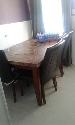 Granite brown table