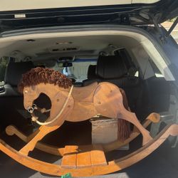 antique rocking horse 