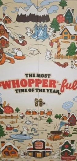 Burger King Advent Calendar 12 Day Bk Advent