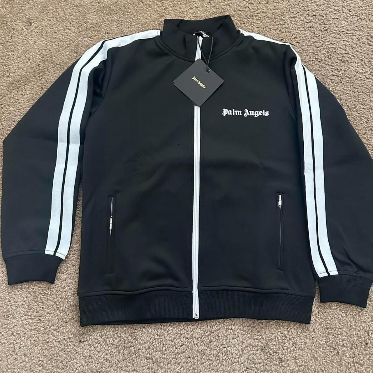 Palm Angels Black Track Jacket Size XL