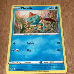 Chewtle Pokémon trading card