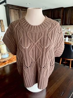 Chocolate Sleeveless Sweater