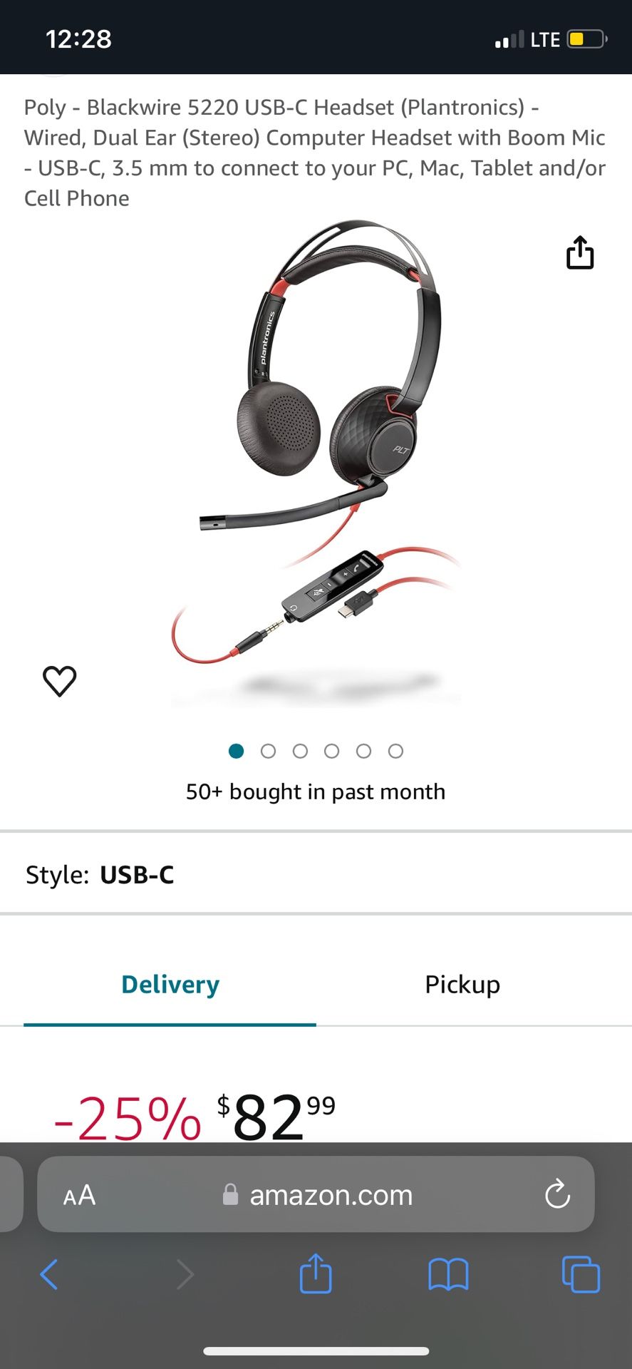 Brand New Poly Headset $40!