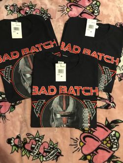 Star Wars Bad Batch Graphic T-Shirt Medium all new take all 3