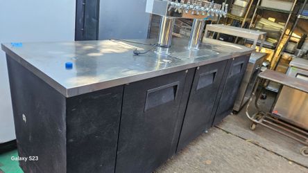 3 door keg beer refrigerator