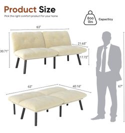 Convertible Futon Sofa Bed