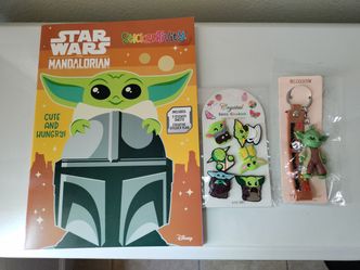 Star Wars Mandalorian Yoda Grogu Kids Accessories Set New