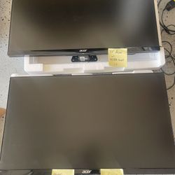 Dual Acer 27” Monitors w/ VESA Mounts – Model G277HL