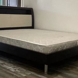 Cal King Bed Frame & Mattress & Support